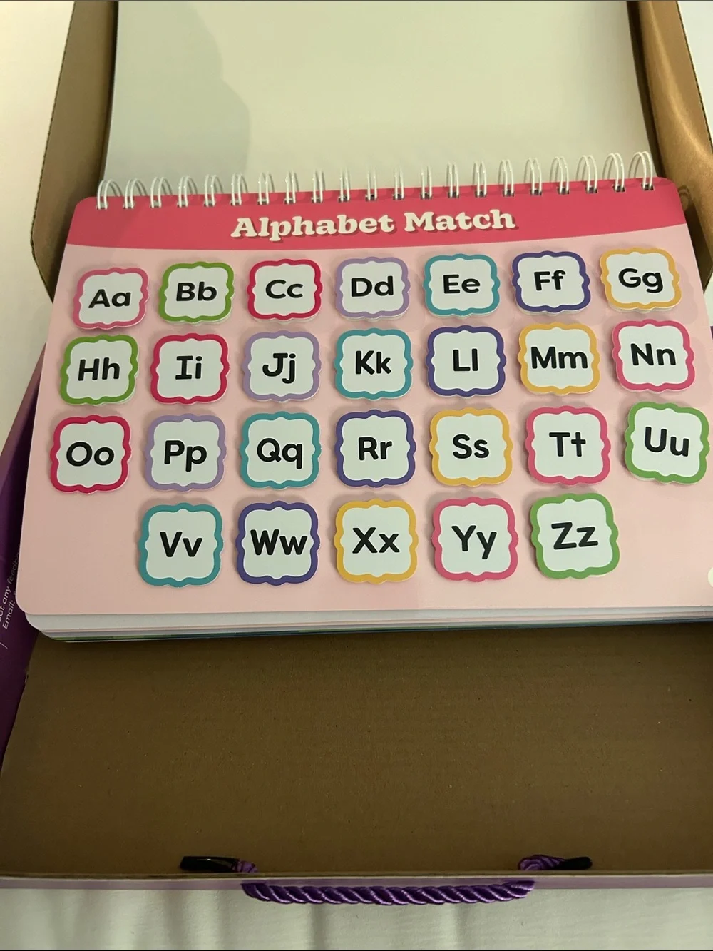 My Preschool Busy Book - Purple Interactive Learning Toy